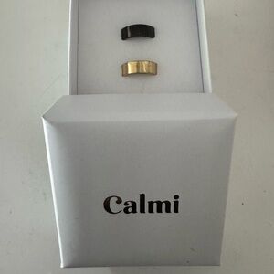 Black and Gold adjustable Calmi rings